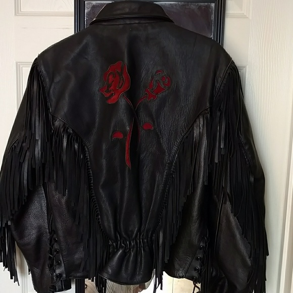 Vintage Leather Motorcycle Jacket - Picture 2 of 8